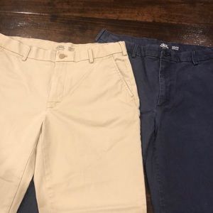 Two pairs of Izod chino style pants!
